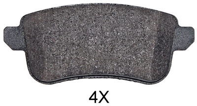 Brake Pad Set, disc brake 35083 ABS