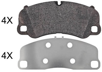 Brake Pad Set, disc brake 35091 ABS