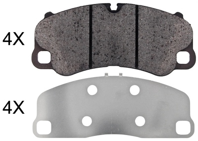 Brake Pad Set, disc brake 35092 ABS