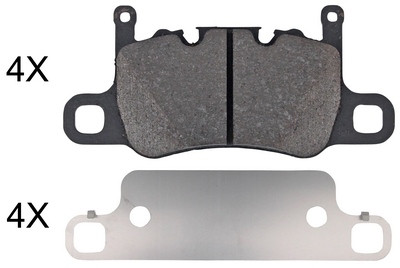 Brake Pad Set, disc brake 35095 ABS