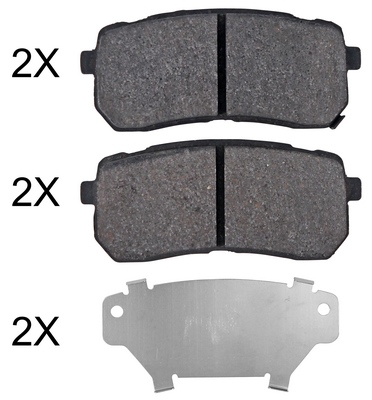 Brake Pad Set, disc brake 35099 ABS