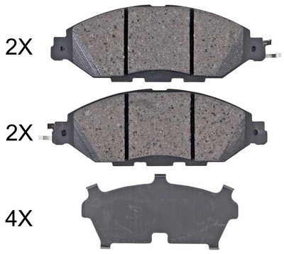 Brake Pad Set, disc brake 35130 ABS