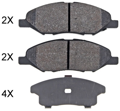 Brake Pad Set, disc brake 35131 ABS