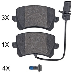 Brake Pad Set, disc brake 35132 ABS