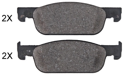 Brake Pad Set, disc brake 35138 ABS