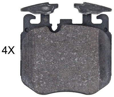 Brake Pad Set, disc brake 35144 ABS