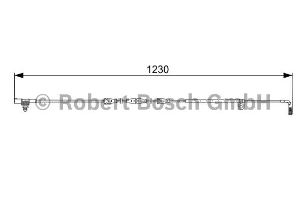 BOSCH Brake Pad Wear Sensor 1 987 473 022 Brake Wear Indicator,Brake Wear Sensor LAND ROVER,Range Rover Sport (L320)