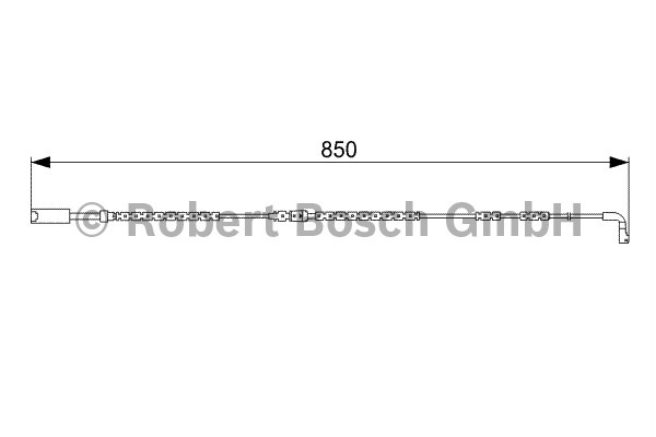 BOSCH Brake Pad Wear Sensor 1 987 473 030 Brake Wear Indicator,Brake Wear Sensor BMW,3 Touring (E91),3 Limousine (E90),3 Coupe (E92),X1 (E84)