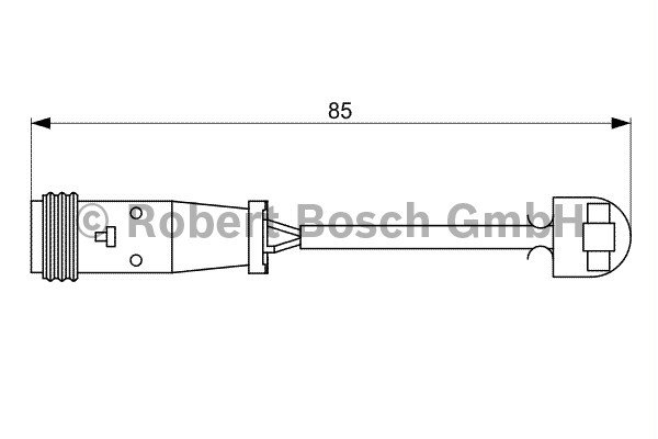 BOSCH Brake Pad Wear Sensor 1 987 473 038 Brake Wear Indicator,Brake Wear Sensor VW,MERCEDES-BENZ,CRAFTER 30-50 Kasten (2E_)
