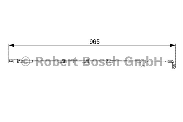BOSCH Brake Pad Wear Sensor BMW 1 987 473 027 34356772008,34356789501 Brake Wear Indicator,Brake Wear Sensor,Warning Contact, brake pad wear