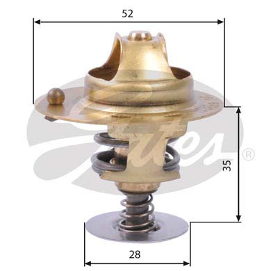 GATES Engine thermostat HONDA,ROVER TH14178G1 0619359B306,061935R0000,19300PM3003 19300PM3004,19300PR3004,19300PT0003,19300PT0004,19300PTOOO4,GTS283
