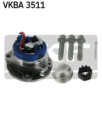 SKF Wheel bearing kit with integrated ABS sensor VKBA 3511 Wheel hub bearing,Wheel bearing OPEL,VAUXHALL,Astra G CC (T98),Astra G Caravan (T98)