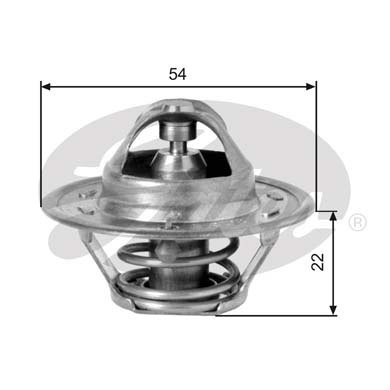 GATES Engine thermostat FIAT,NISSAN,LAND ROVER TH12782G1 98498831,GTS104,GTS104 98450800,98498831,8970391860,8970628180,8970628181,8970942830,98498831
