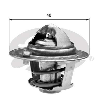 GATES Engine thermostat FORD,MAZDA,VOLVO TH25782G1 1007754,1211553,1303374 1306004,1478408,1712228,1820864,4M5G8575ZA,4M5G8575ZB,96MM8575A1A,ERT226
