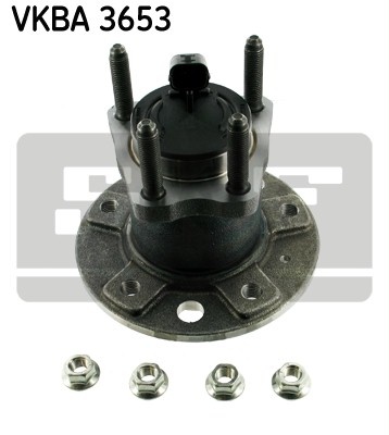 SKF Wheel bearing kit with integrated ABS sensor VKBA 3653 Wheel hub bearing,Wheel bearing OPEL,VAUXHALL,ZAFIRA B (A05),Astra H Schrägheck (A04)
