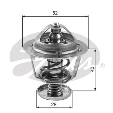 GATES Engine thermostat FORD,MAZDA,SUZUKI TH24782G1 3599763,3902514,4176181 4188498,F42Z8575BA,KL0115171,KL0115171A,XM348575AB,4176181,4188498,4176181