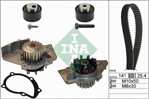 INA Water Pump + Timing Belt Kit FIAT,PEUGEOT,CITROËN 530 0111 30 081696,0816A9,082960 082961,082962,082963,083028,083029,083030,083031,1201C4,081696