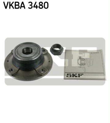 SKF Wheel bearing kit VKBA 3480 Wheel hub bearing,Wheel bearing PEUGEOT,CITROËN,106 II Schrägheck (1A_, 1C_),106 I (1A, 1C),SAXO (S0, S1)