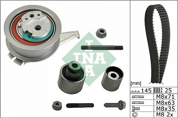 INA Timing belt kit VW,AUDI,SKODA 530 0650 10 036109244K,038109244P,03L109244D 03L109244G,03L109244H,03L109244K,03L198119G,04L109119,04L109119A