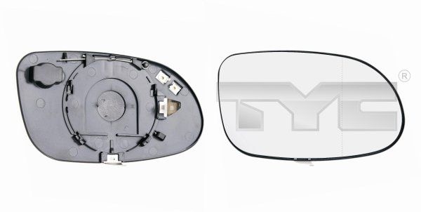 TYC Wing Mirror Glass Left 321-0002-1 Side Mirror Glass,Mirror Glass MERCEDES-BENZ,A-Klasse (W168),SLK (R170),CLK (C208),CLK Cabriolet (A208)