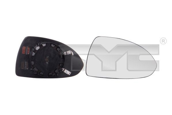 TYC Wing Mirror Glass Right 325-0091-1 Side Mirror Glass,Mirror Glass OPEL,Corsa D Schrägheck (S07),Corsa E Schrägheck (X15)