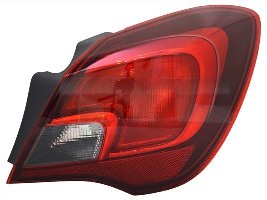 TYC Rear light OPEL 11-12831-01-2 1222568,13454499 Combination rearlight,Tail light,Tail lights,Back lights,Rear tail light,Rear lights