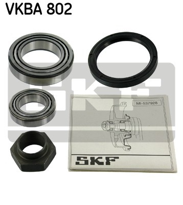 SKF Wheel bearing kit VW VKBA 802 116002141303,116002141306,510384 60521282,281498625,31211110115,92098079,92098079,94535218,1565444,72GB1200AA,328022