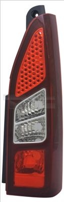 TYC Rear light Right 11-12705-01-2 Combination rearlight,Tail light PEUGEOT,CITROËN,PARTNER Kasten,BERLINGO Kasten (B9)