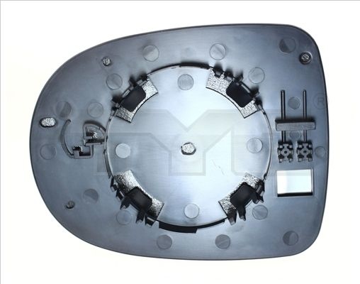 TYC Wing Mirror Glass Right 328-0135-1 Side Mirror Glass,Mirror Glass RENAULT,Clio III Schrägheck (BR0/1, CR0/1),TWINGO II (CN0_)