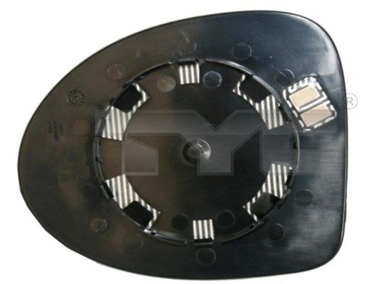 TYC Wing Mirror Glass Left 328-0132-1 Side Mirror Glass,Mirror Glass RENAULT,TWINGO II (CN0_),THALIA II (LU1/2_)