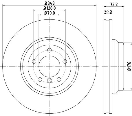 HELLA Brake disc internally vented 8DD 355 113-531 Brake rotor,Brake discs BMW,3 Touring (E91),3 Limousine (E90),3 Coupe (E92),X1 (E84),3 Cabrio (E93)