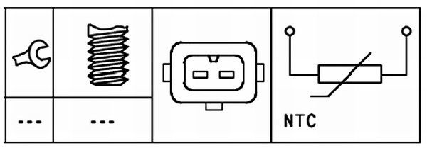 HELLA Coolant Temperature Sensor BMW,MINI,LAND ROVER 6PT 009 309-541 13621433077,13627788077,1433077 Coolant Sensor 7788077,MEK105210,NSC000100