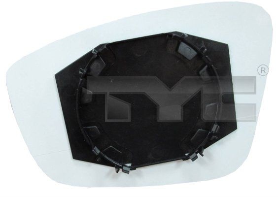 TYC Wing Mirror Glass Left 337-0222-1 Side Mirror Glass,Mirror Glass VW,SKODA,SEAT,up! Schrägheck (121, 122, BL1, BL2),Citigo Schrägheck,Mii (KF1_)