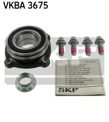 SKF Wheel bearing kit with ABS sensor ring VKBA 3675 Wheel hub bearing,Wheel bearing BMW,5 Touring (E61),X5 (E53),7 (E65, E66, E67),6 Coupe (E63)