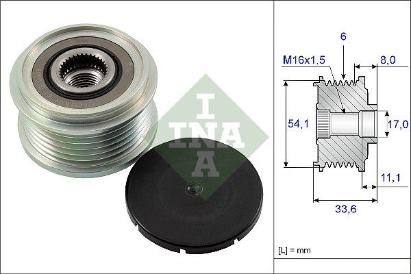 INA Freewheel Clutch FORD,FIAT,PEUGEOT 535 0059 10 12317794970,12317806779,7794970 7806779,5705AS,5705EY,5705NH,96460654,9646065480,96463218,77362558