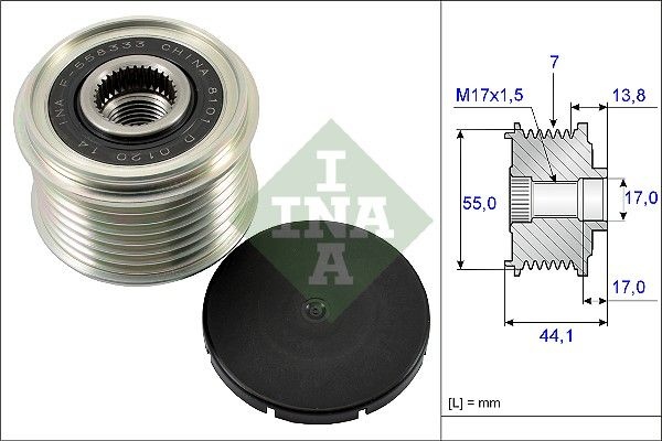 INA Freewheel Clutch SUBARU 535 0167 10 23700AA590,23700AA640,23700AA660 23700AA661,23700AA662,23700AA730,23700AA731,23700AA732,23750AA060