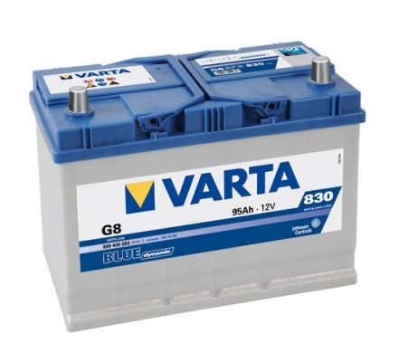 Batterie voiture Varta G8 - 95Ah / 830A - 12V - Feu Vert