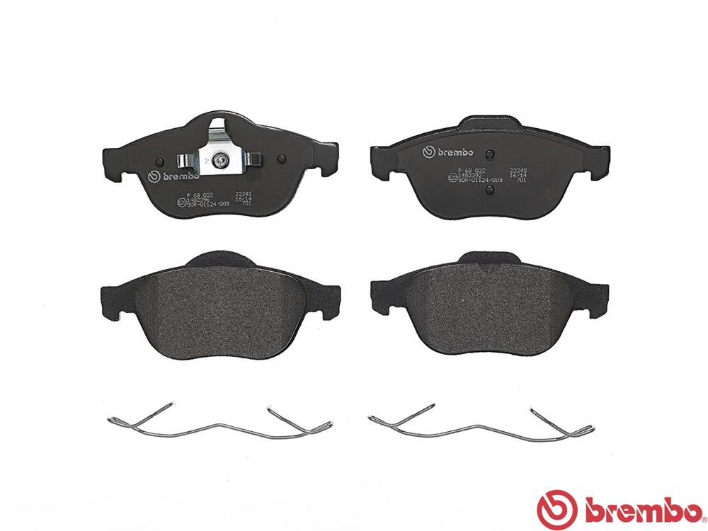 BREMBO Brake pad set PRIME LINE excl. wear warning contact P 68 032 Brake pads,Brake pad set, disc brake RENAULT,ESPACE IV (JK0/1_),LAGUNA II (BG0/1_)