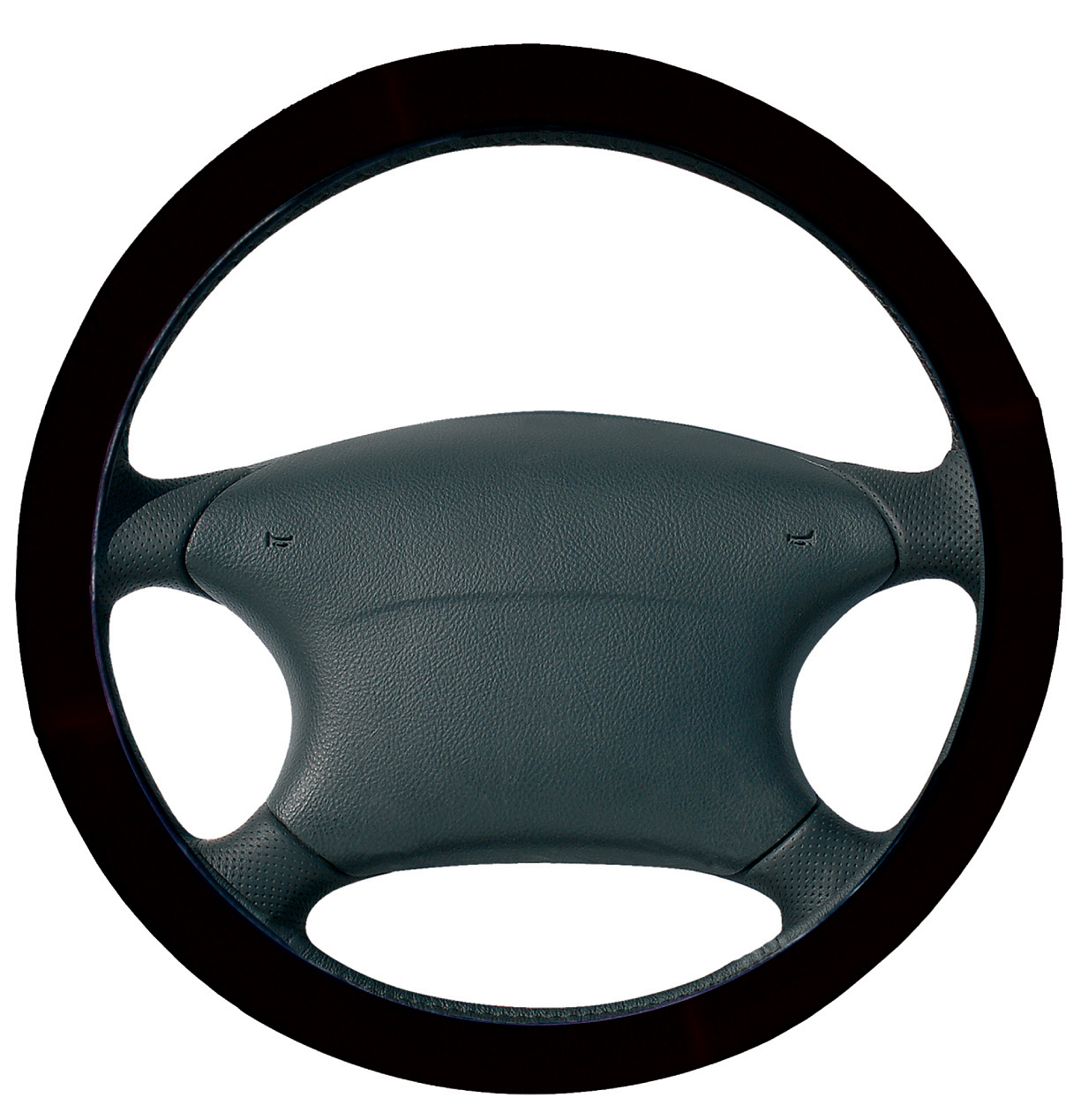 Simoni Racing Steering Wheel Cover Trophy Black Face - 37-39cm - Black