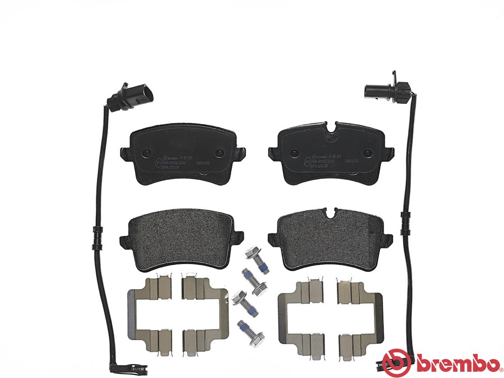 BREMBO Brake pad set AUDI P 85 117 4G0698451H,4H0698451A,4H0698451L 4G0698451H,4H0698451A,4H0698451L,4G0698451H,4H0698451A,4H0698451L,4G0698451H