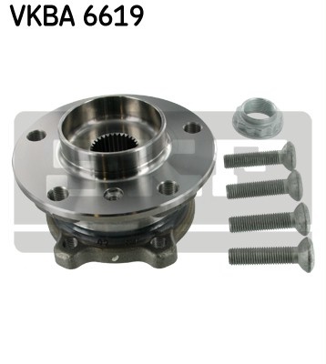 SKF Wheel bearing kit with integrated ABS sensor VKBA 6619 Wheel hub bearing,Wheel bearing BMW,X5 (E70),X5 (F15, F85),X6 (E71, E72),X6 (F16, F86)