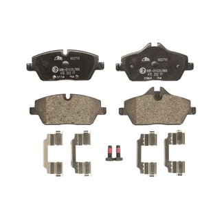 ATE Brake pad set excl. wear warning contact 13.0460-2710.2 Brake pads,Brake pad set, disc brake BMW,MINI,1 Schrägheck (E87),1 Schrägheck (E81)