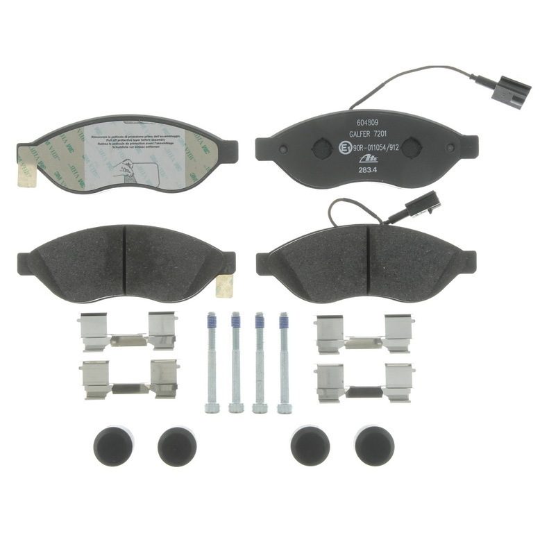 ATE Brake pad set incl. wear warning contact 13.0460-4809.2 Brake pads,Brake pad set, disc brake FIAT,PEUGEOT,CITROËN,Ducato Kastenwagen (250_, 290_)