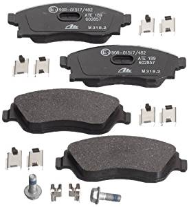 ATE Brake pad set with acoustic wear warning 13.0460-2857.2 Brake pads,Brake pad set, disc brake OPEL,VAUXHALL,Corsa C Schrägheck (X01),Meriva A (X03)