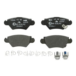 ATE Brake pad set OPEL,VAUXHALL 13.0460-3976.2 1605025,1605039,1605093 1605105,1605961,9117717,9193251,9195641,9195685,9198598,1605025,1605039,1605093