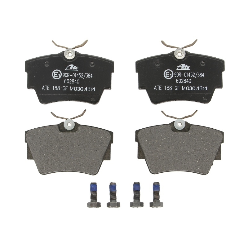 ATE Brake pad set OPEL,RENAULT,FIAT 13.0460-2840.2 6000620052,4406000Q2E,4406000QAF 1605199,4414029,4414520,4423333,9199262,93173646,93192389,95518305