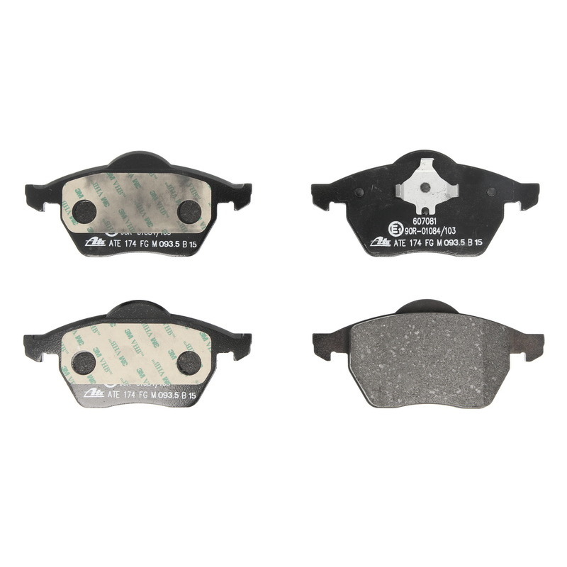 ATE Brake pad set excl. wear warning contact 13.0460-7081.2 Brake pads,Brake pad set, disc brake VW,AUDI,SKODA,Golf IV Schrägheck (1J1),GOLF III (1H1)