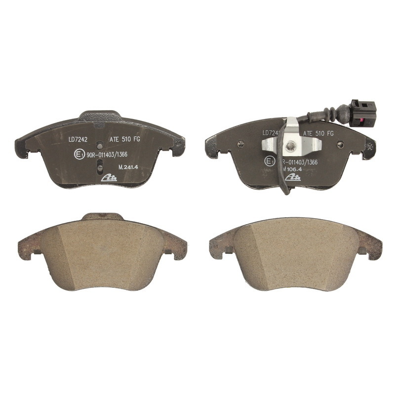 ATE Brake pad set VW,AUDI,SEAT 13.0470-7242.2 LD7242,5N0698151,5N0698151A 5N0698151B,5N0698151C,7N0698151,5N0698151,5N0698151A,5N0698151B,5N0698151C