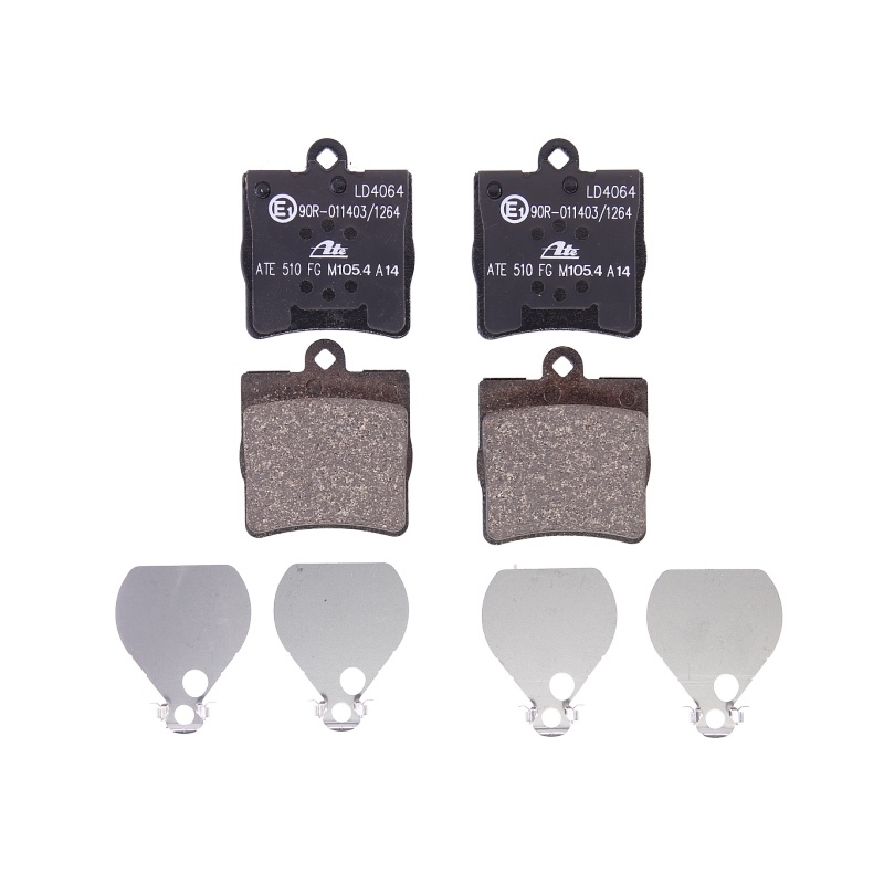 ATE Brake pad set MERCEDES-BENZ,CHRYSLER 13.0470-4064.2 LD4064,05126300AA,05139902AA 5126300AA,5139902AA,0024207120,0024207420,0034202720,0044201720