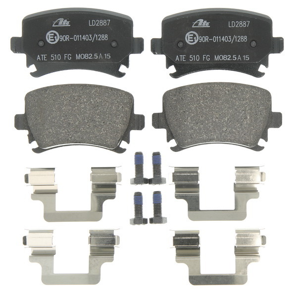 ATE Brake pad set excl. wear warning contact 13.0470-2887.2 Brake pads,Brake pad set, disc brake VW,AUDI,SKODA,GOLF VI (5K1),Passat Variant (3C5)